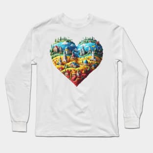 Ukraine in my Heart Long Sleeve T-Shirt